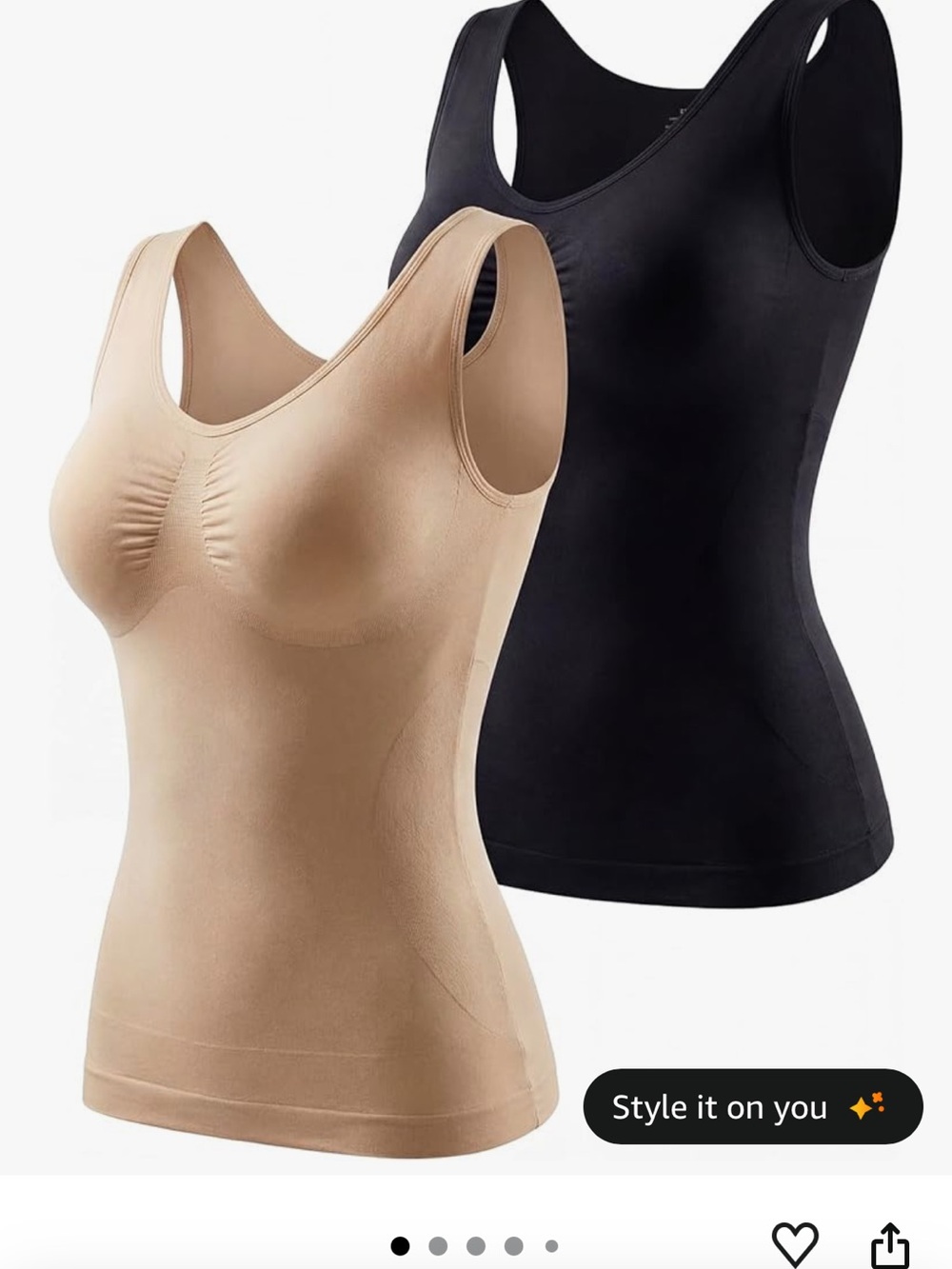 Set of 2 Shapewear Camis